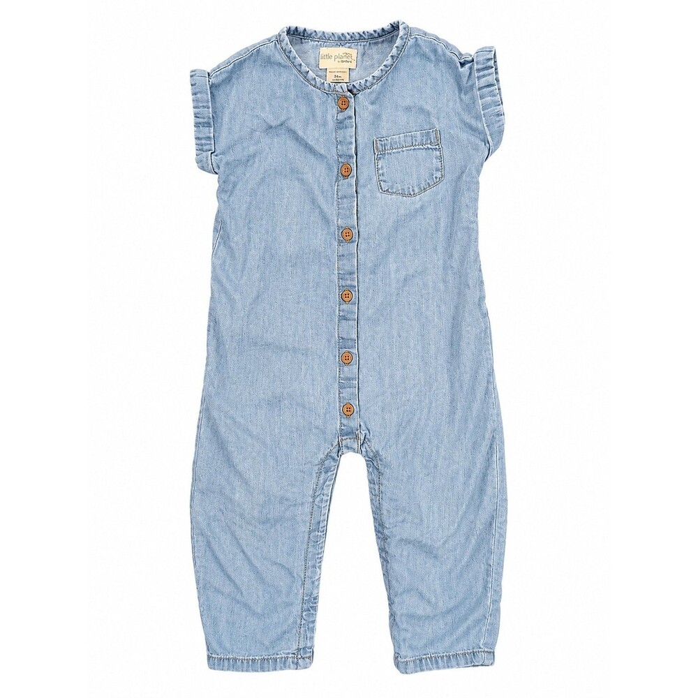 Little Planet by Carter’s Organic Chambray Jumpsuit – 24M